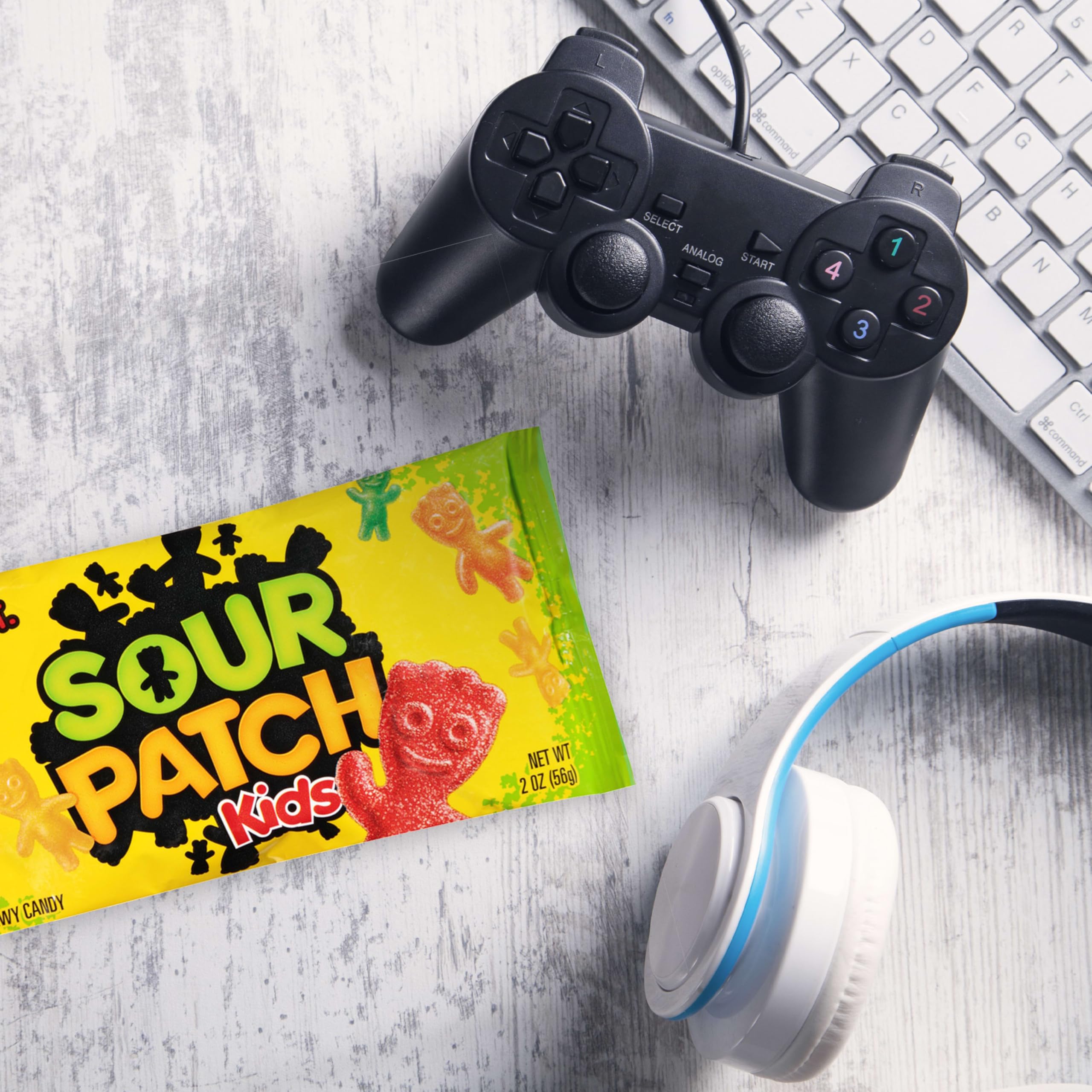 SOUR PATCH KIDS and SWEDISH FISH Mini Soft & Chewy Candy Variety Pack, Bulk Candy, 18-2 oz Bags - Image 6