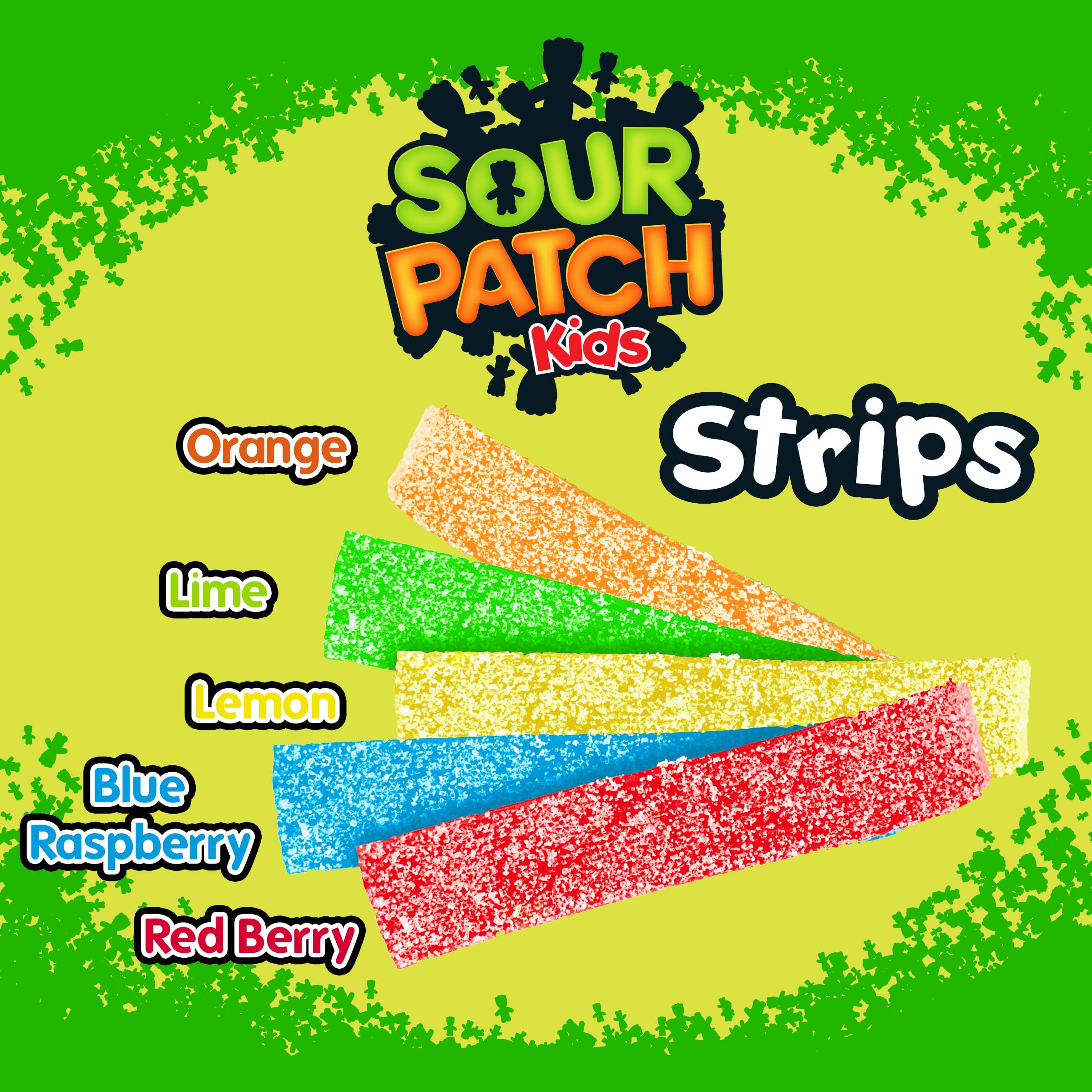 SOUR PATCH KIDS Soft & Chewy Candy Strips, 3.5 oz - Image 4