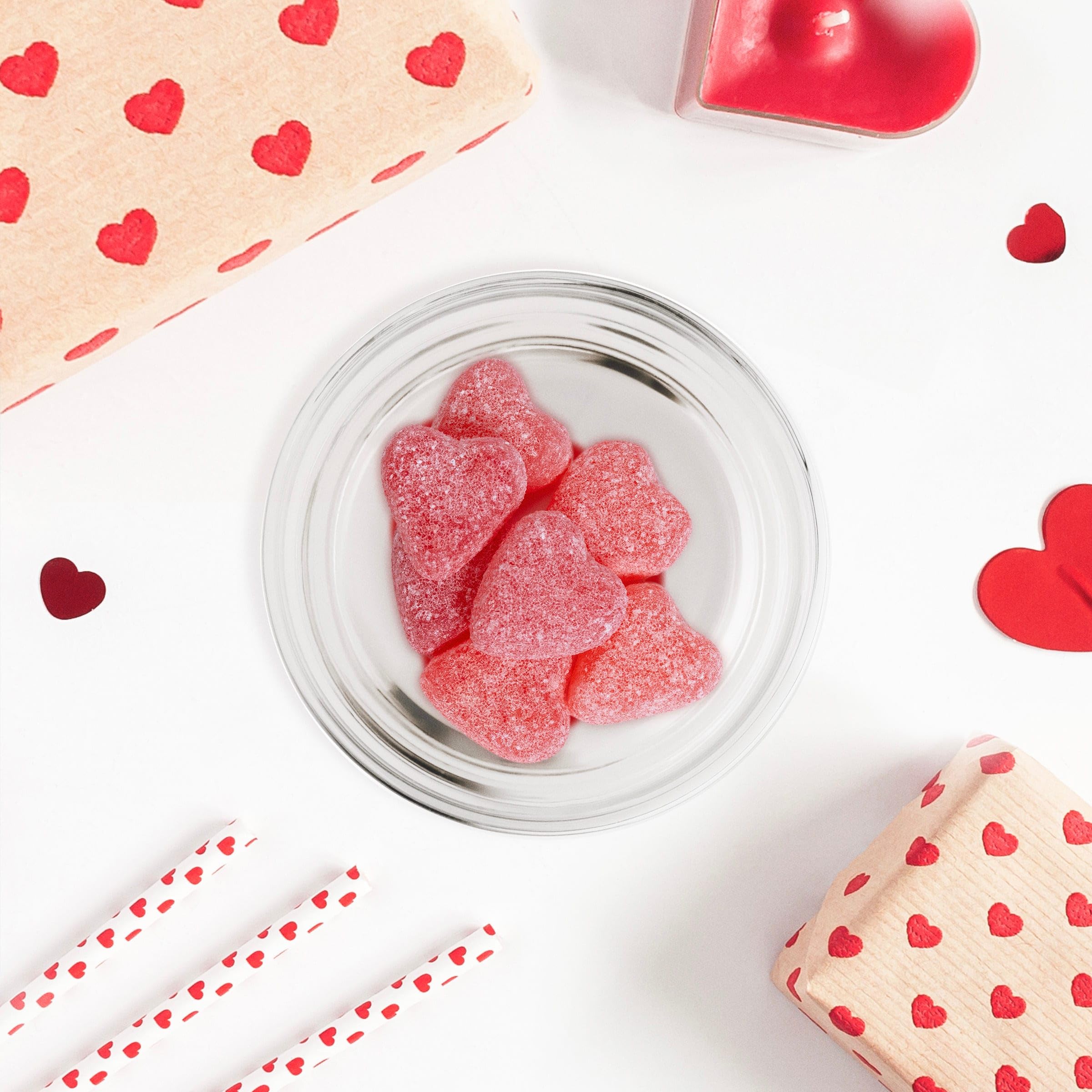SOUR PATCH KIDS Soft & Chewy Valentines Day Candy Hearts, 10 oz - Image 6