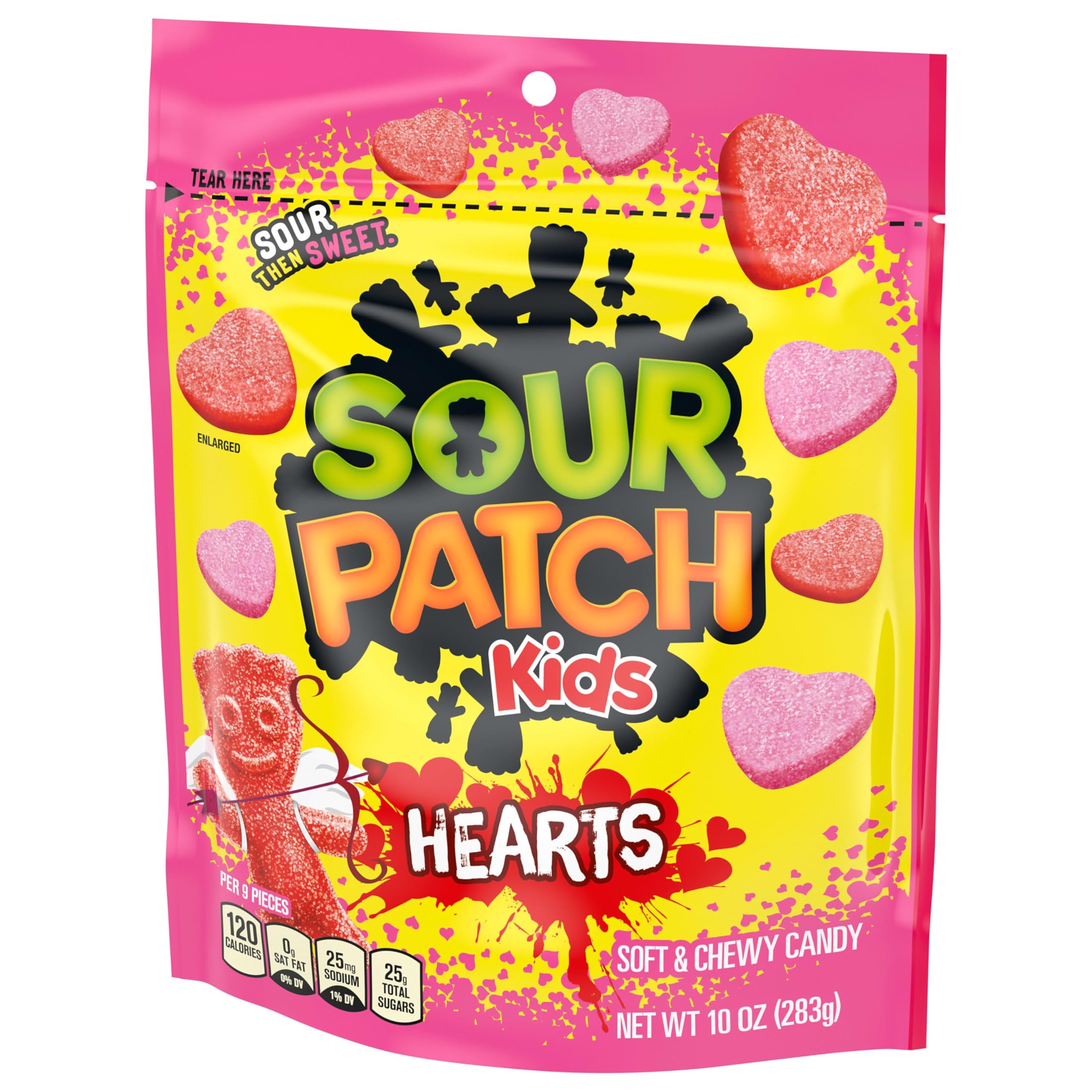 SOUR PATCH KIDS Soft & Chewy Valentines Day Candy Hearts, Bulk Candy, 6 - 10 oz Bags - Image 11