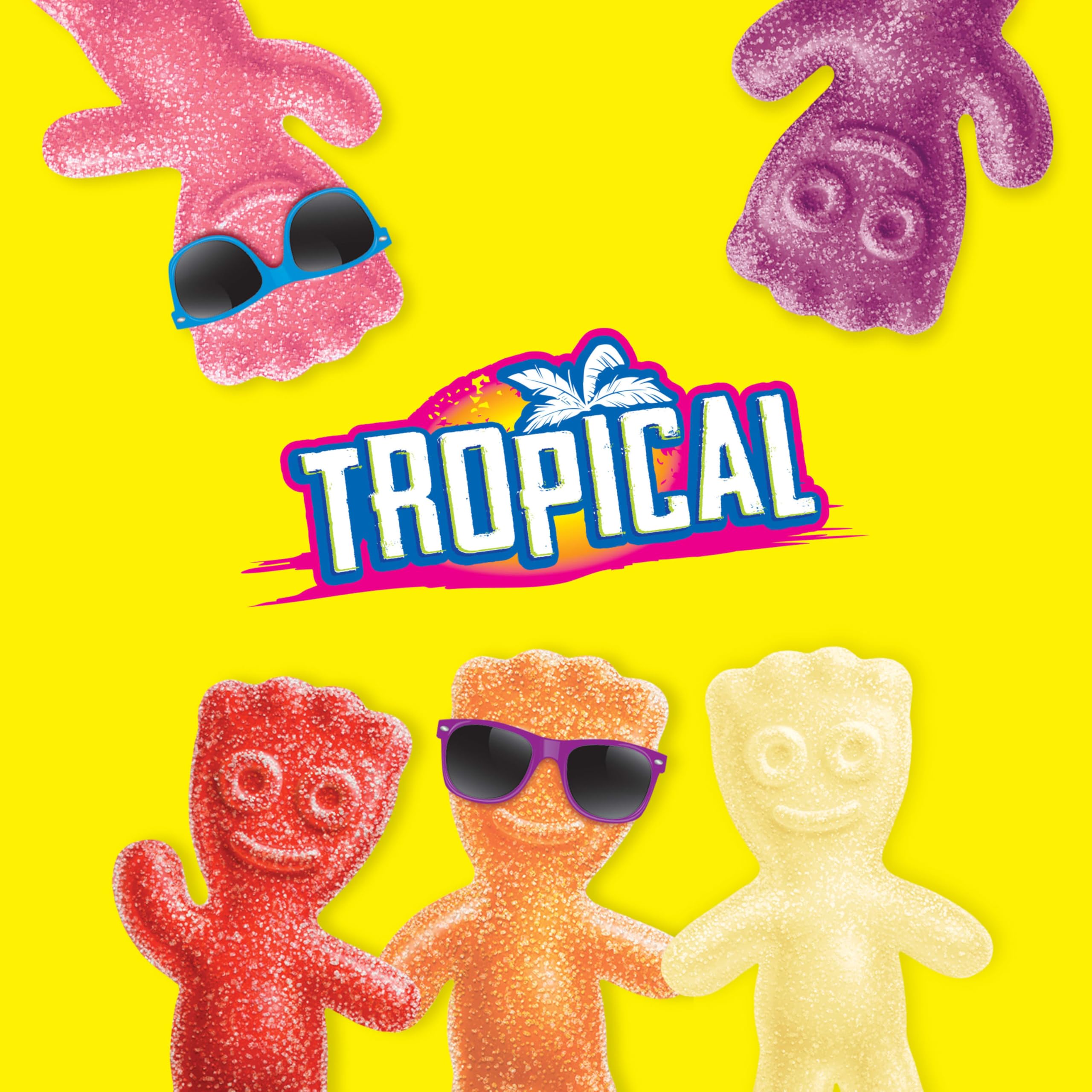 SOUR PATCH KIDS Tropical Soft & Chewy Gummy Candy, Bulk Candy, 12 - 3.5 oz Boxes - Image 7