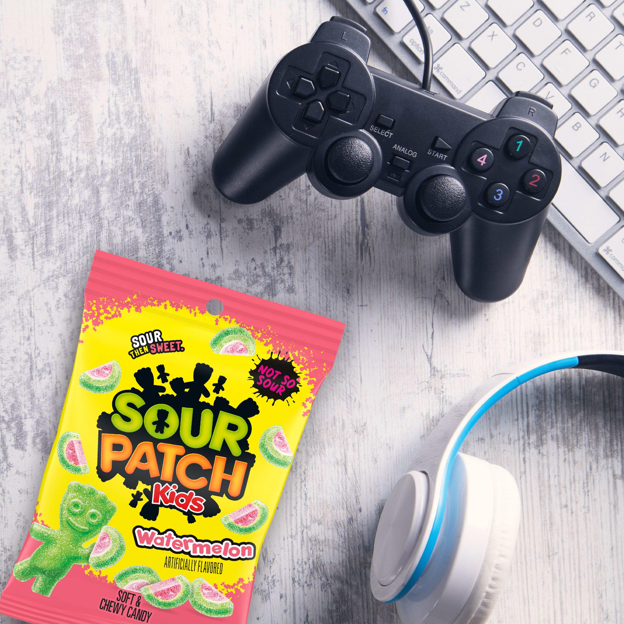 SOUR PATCH KIDS Watermelon Soft & Chewy Gummy Candy, 8 oz - Image 7