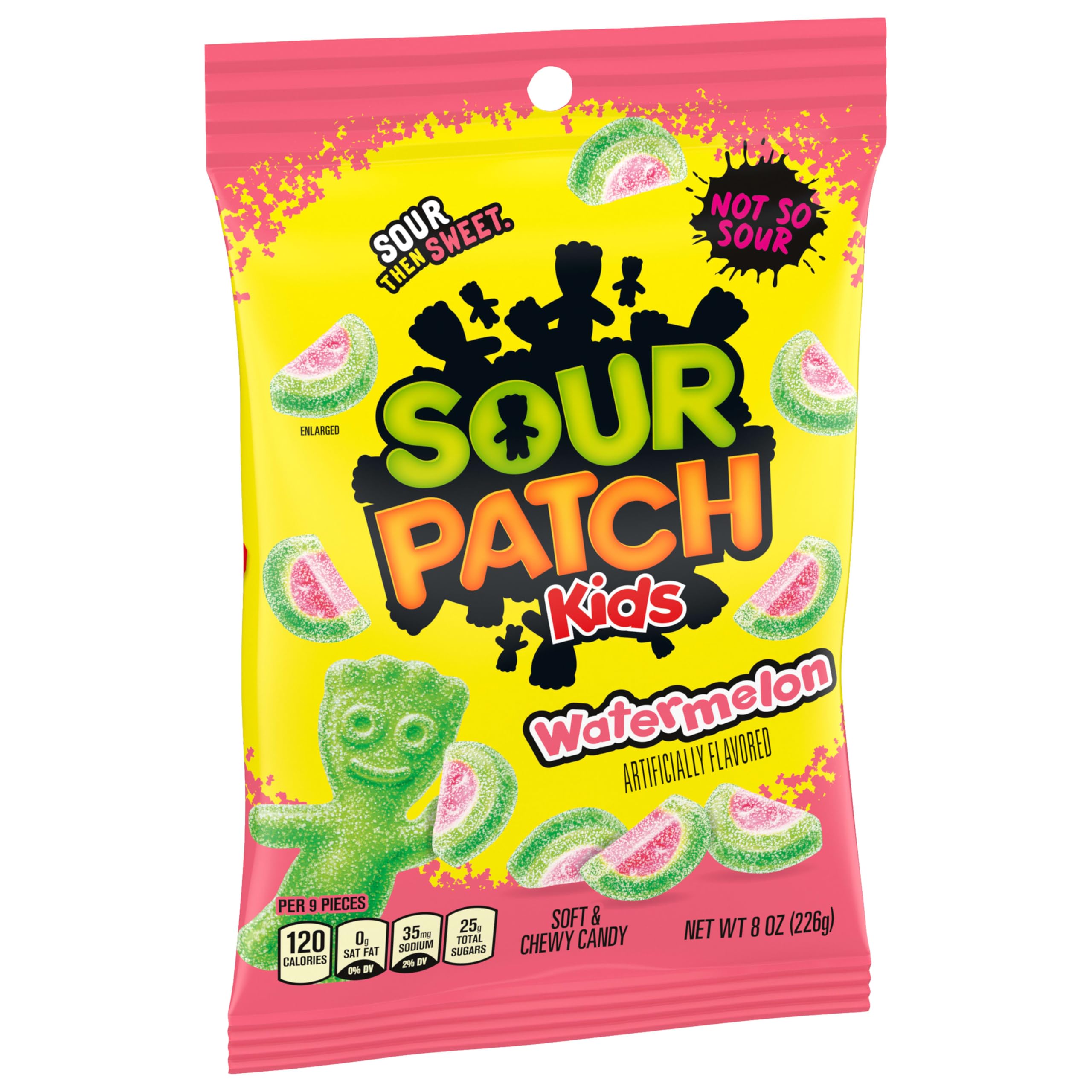 SOUR PATCH KIDS Watermelon Soft & Chewy Gummy Candy, Bulk Candy, 12 - 8 oz Bags - Image 12